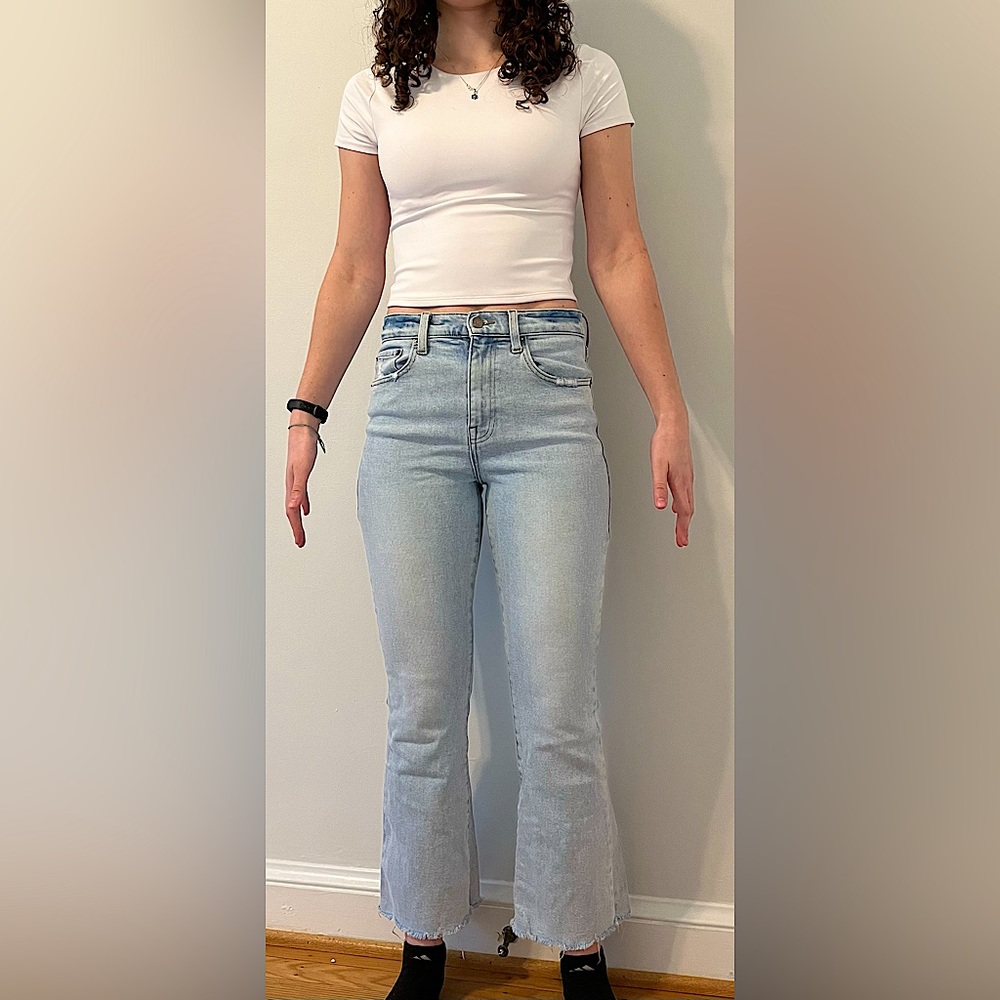 Pistola Lennon High Rise Crop Boot Jean Size 28